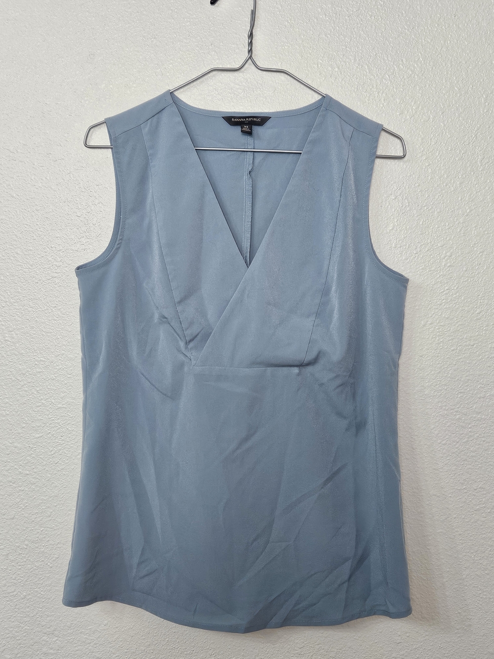 Banana Republic Dusty Blue Sleeveless Top Size XS